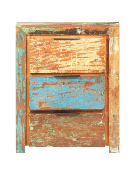 Credenza 59x33x75 cm in Legno Massello di Recupero