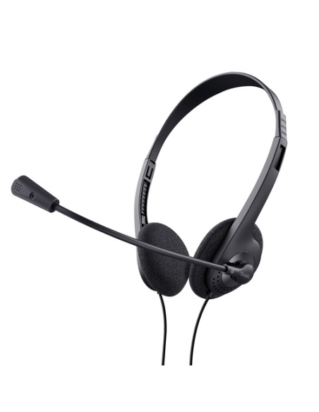 Trust 24659 cuffia e auricolare Cablato A Padiglione Musica e Chiamate Nero