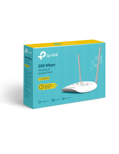 TP-Link TL-WA801N punto accesso WLAN 300 Mbit/s Bianco Supporto Power over Ethernet (PoE)