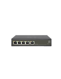 LevelOne GES-2105P switch di rete Gestito L2 Gigabit Ethernet (10/100/1000) Supporto Power over Ethernet (PoE) Nero