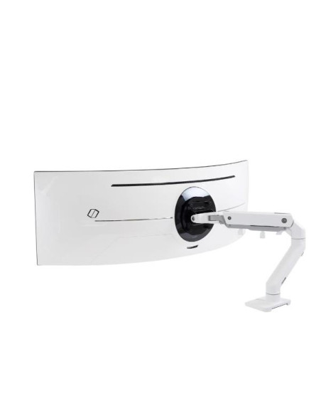 HX DESK ARM WITH HD PIVOT WHITE