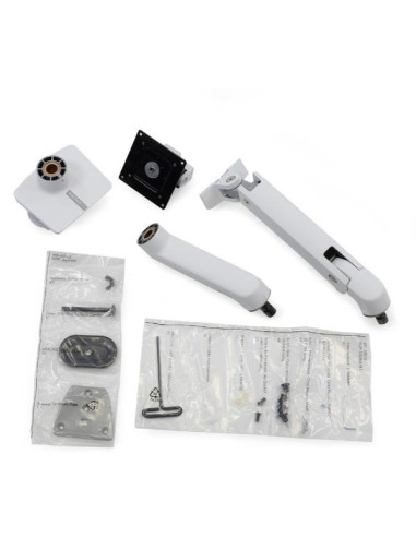 HX DESK ARM WITH HD PIVOT WHITE