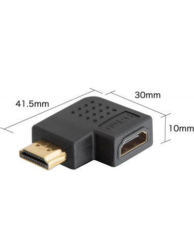 Techly Adattatore HDMI angolato 270 gradi (IADAP HDMI-270)