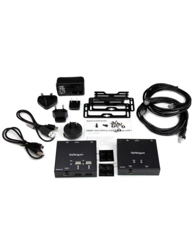 StarTech.com Extender HDMI via CAT6 con hub USB a 4 porte - 50m - 1080p