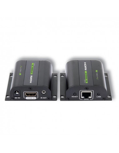 Techly Extender HDMI Full HD 3D IR su cavo Cat.5E/6/6A/7 60m Autoregolato (IDATA EXT-E70I)