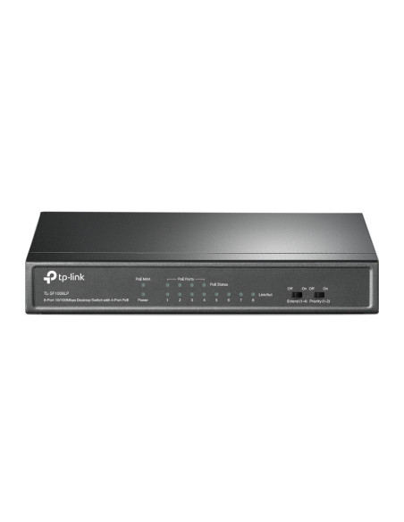 TP-Link TL-SF1008LP switch di rete Non gestito Fast Ethernet (10/100) Supporto Power over Ethernet (PoE) Nero