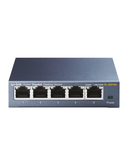 TP-Link TL-SG105 Non gestito Gigabit Ethernet (10/100/1000) Nero