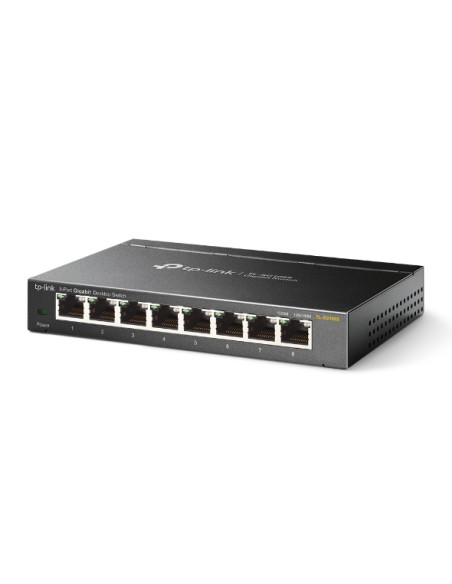 TP-Link TL-SG108S Non gestito Gigabit Ethernet (10/100/1000) Nero