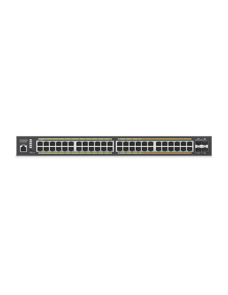 EnGenius ECS2552FP switch di rete Gestito L2+ Gigabit Ethernet (10/100/1000) Supporto Power over Ethernet (PoE) Nero