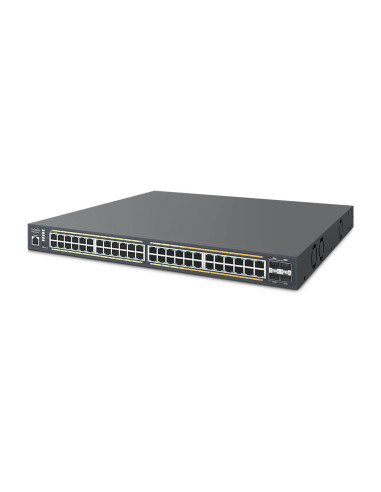 EnGenius ECS2552FP switch di rete Gestito L2+ Gigabit Ethernet (10/100/1000) Supporto Power over Ethernet (PoE) Nero