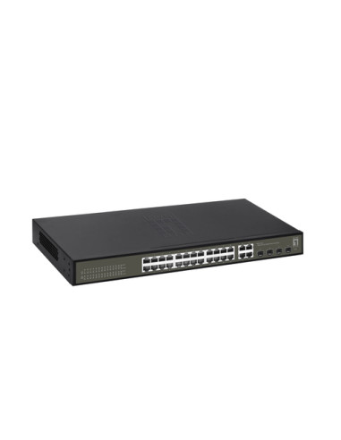 LevelOne GES-2128 switch di rete Gestito L2 Gigabit Ethernet (10/100/1000) Nero