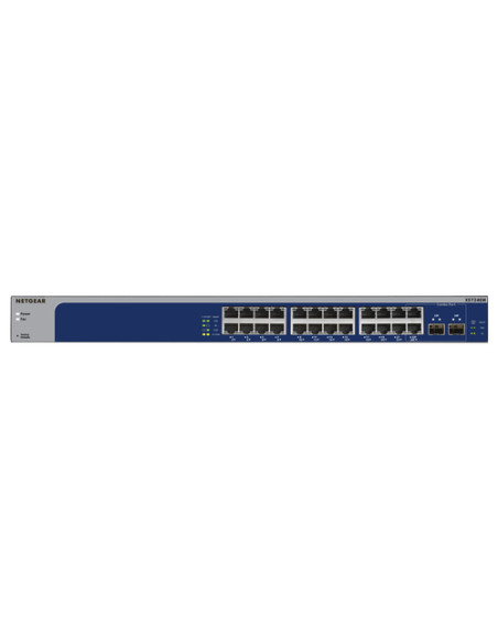 NETGEAR XS724EM Gestito L2 10G Ethernet (100/1000/10000) 1U Blu, Grigio
