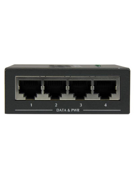 StarTech.com Iniettore midspan Gigabit Power over Ethernet (PoE) a 4 porte - 802.3at/af