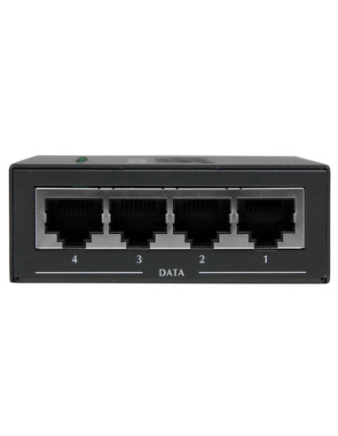 StarTech.com Iniettore midspan Gigabit Power over Ethernet (PoE) a 4 porte - 802.3at/af