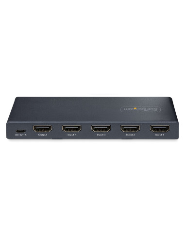 StarTech.com Switch HDMI 8K a 4 porte - Switcher HDMI 2.1 4K 120Hz HDR10+, 8K 60Hz UHD, Commutatore HDMI 4 In 1 - Commutazione a