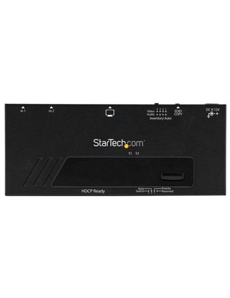 StarTech.com Switch HDMI a 2 porte con commutazione automatica e prioritaria - 1080p