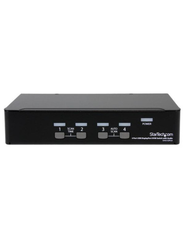 StarTech.com Switch KVM DisplayPort USB a 4 porte con audio