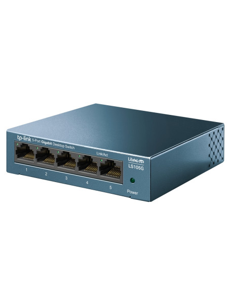 TP-Link LS105G Non gestito Gigabit Ethernet (10/100/1000) Blu