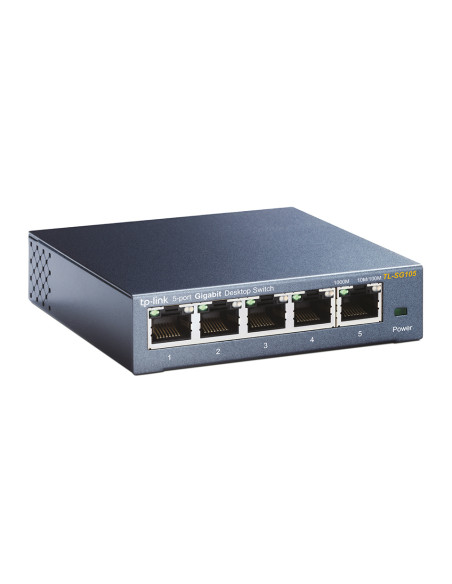 TP-Link TL-SG105 Non gestito Gigabit Ethernet (10/100/1000) Nero