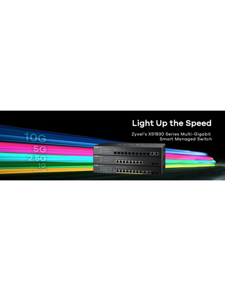 Zyxel XS1930-10-ZZ0101F switch di rete Gestito L3 10G Ethernet (100/1000/10000) Nero