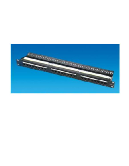 PANN.1U CON 24 RJ45U CAT.6 NERO