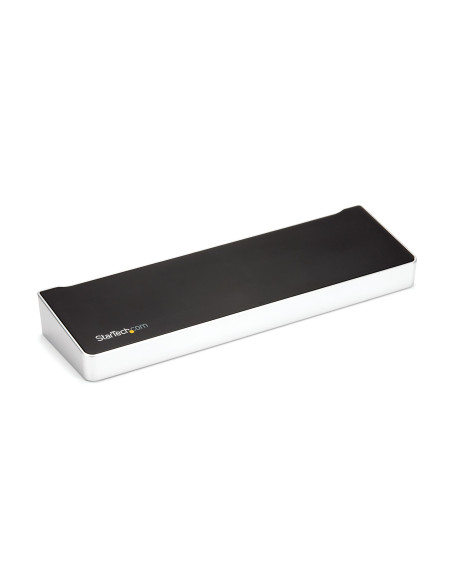 StarTech.com Docking Station USB-C per triplo monitor UHD 4K, Mac e Windows, Dock USB C a HDMI e DisplayPort, Hub a 5 porte USB 