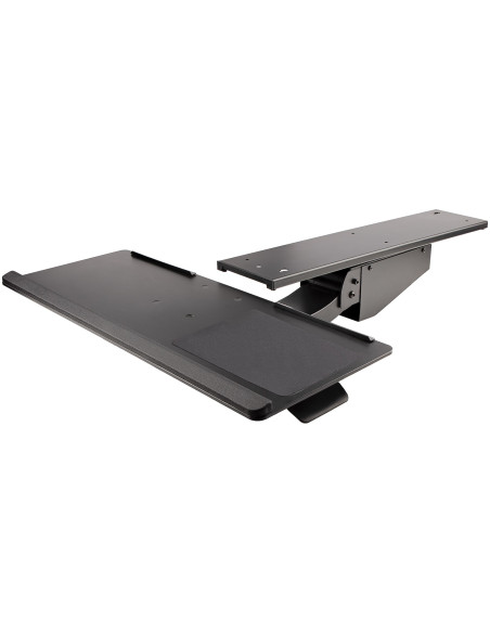 StarTech.com Porta tastiera estraibile per scrivania - Ripiano scorrevole sotto scrivania per tastiera PC - Mensola ergonomica c