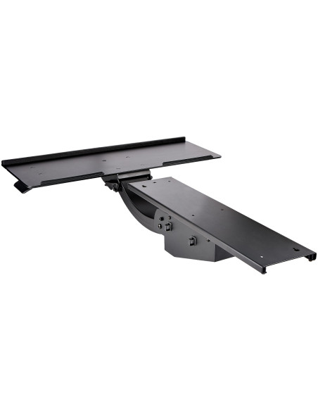 StarTech.com Porta tastiera estraibile per scrivania - Ripiano scorrevole sotto scrivania per tastiera PC - Mensola ergonomica c