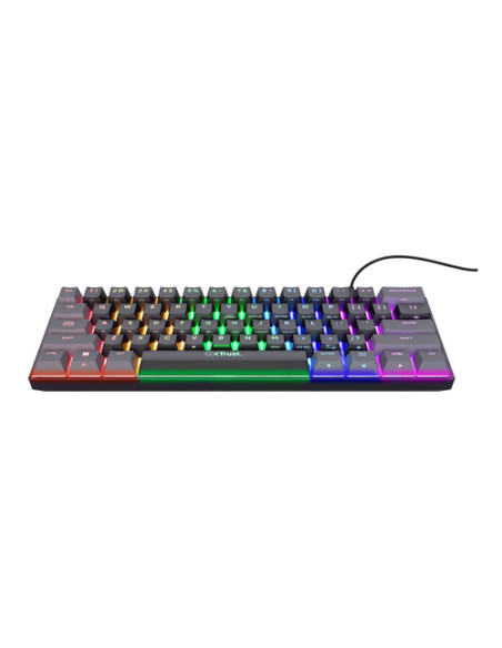 Trust GXT 867 Acira tastiera Gaming USB QWERTY Italiano Nero