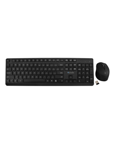 V7 CKW350US Combo tastiera e mouse wireless - Layout Stati Uniti