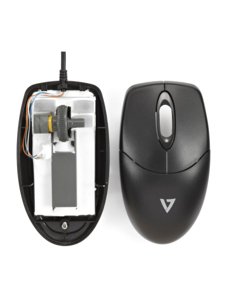 V7 Mouse e tastiera antimicrobici lavabili, USB, sensori ottici, specifica IP68, impermeabili