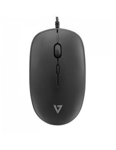 V7 Set tastiera e mouse con cavo USB e adattatore PS2 – IT