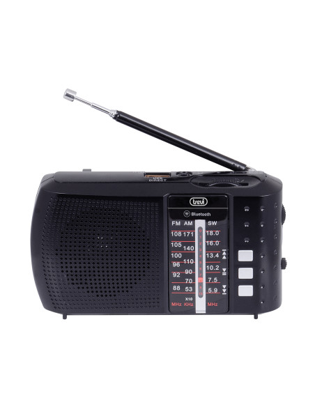 Trevi RADIO PORTATILE MULTIBANDA WIRELESS USB MICRO SD RA 7F20 BT NERO