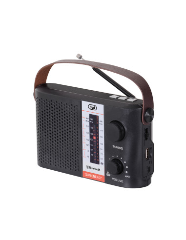 Trevi RADIO PORTATILE A ENERGIA SOLARE WIRELESS USB MICRO SD TWS RA 7F25 BT