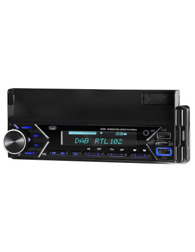 Trevi AUTORADIO DAB FM 160W SUPPORTO SMARTPHONE 7" WIRELESS USB MICRO SD SCD 5753 DAB