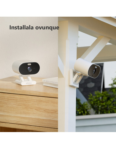 Imou Versa Telecamera 2MP Wi-Fi da interno/esterno con sirena e faretto