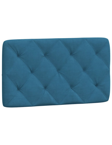 Giroletto con Testiera Blu 80x200 cm in Velluto