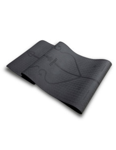 FITPADDY YOGA MAT TPE 6MM BLACK