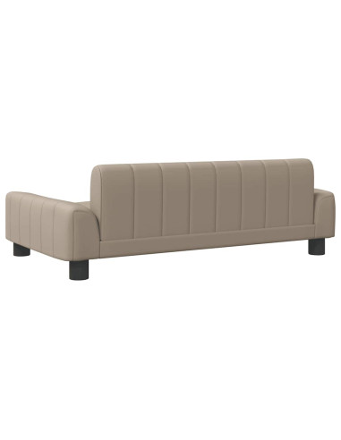 Lettino per Cani Cappuccino 90x53x30 cm in Similpelle