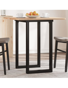 Telaio Gambe a O per Tavolo da Pranzo 50x40x73 cm in Ghisa 2