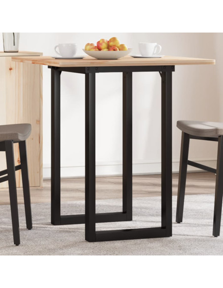 Telaio Gambe a O per Tavolo da Pranzo 60x40x73 cm in Ghisa