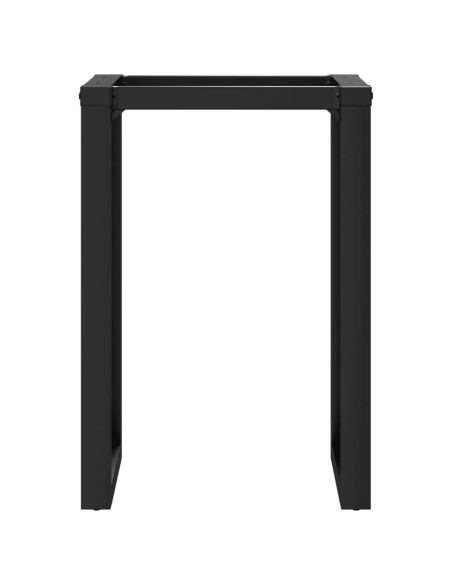 Telaio Gambe a O per Tavolo da Pranzo 60x40x73 cm in Ghisa