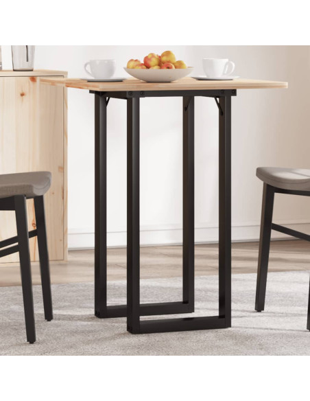 Telaio Gambe a O per Tavolo da Pranzo 80x40x73 cm in Ghisa