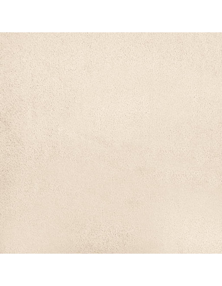 Poggiapiedi Beige 70x55x41 cm in Tessuto Microfibra
