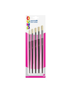 PENNELLI TONDI PURA SET.BLISTER5PZ