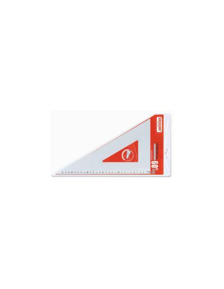 SQUADRA 60° 30 CM ALLUMINIO