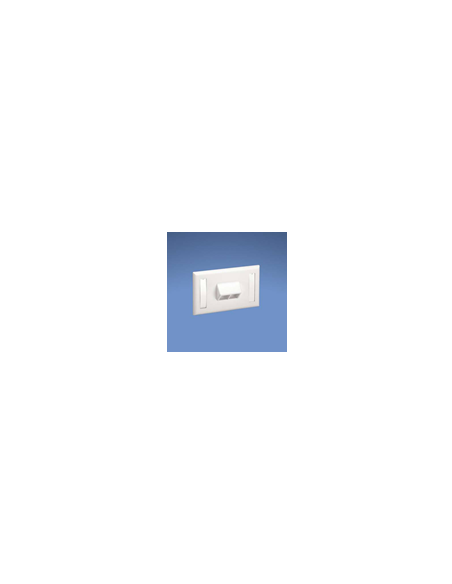PLACCA PER 4 PRESE NETKEY BIANCA