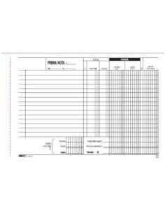 CF10BLOCCO PRIMA NOTA CASSA 50X2RIC