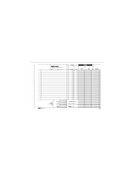 CF10BLOCCO PRIMA NOTA CASSA 50X2RIC