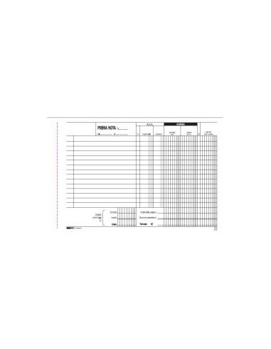 CF10BLOCCO PRIMA NOTA CASSA 50X2RIC